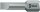 Schlitz-Bit Wera 800/1 TZ mit 1/4"-Antrieb, metrisch, kurz, Zähhart mit Torsions-Zone, SL5,5 x 1,0 x 25 mm