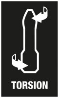 Schlitz-Bit Wera 800/1 TZ mit 1/4"-Antrieb, metrisch, kurz, Zähhart mit Torsions-Zone, SL5,5 x 1,0 x 25 mm