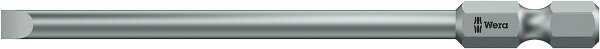 Schlitz-Bit Wera 800/4 Z mit 1/4"-Antrieb, metrisch, lang, Zähhart, SL3,0 x 0,5 x 50 mm