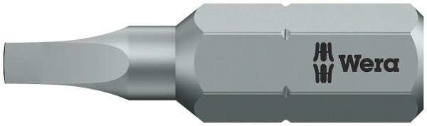 Innenvierkant-Bit Wera 868/1 Z Innenvierkant mit 1/4"-Antrieb, kurz, Zähhart, #0 x 25 mm