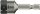 Außensechskant-Steckschlüsseleinsatz Bit Wera 3869/4 mit 1/4"-Antrieb, metrisch, Edelstahl mit Haltefeder, SW 10,0 x 50 mm