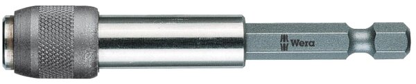 Bithalter WERA mit 6-kant-Aufnahme und Schnellwechselfutter Länge 77mm