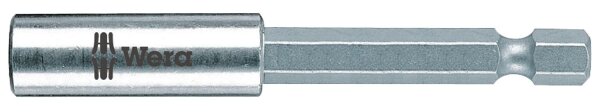 Bithalter WERA mit Edelstahlhülse und 6-Kant-Aufnahme Länge 75mm