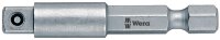 Werkzeugschaft WERA 1/4" 4-kant x 1/4" 6-kant...