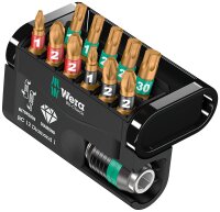 Bitset WERA Bit-Check Diamond 1 12-teilig mit Bithalter,...