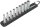 Satz Steckschlüsseleinsatz WERA 9-teilig 1/4", 6-kant, SW 5,0 - 13,0, lang