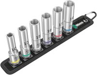 Satz Steckschlüsseleinsatz WERA 6-teilig 1/2",...