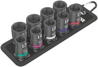 Satz Kraftschraubereinsatz WERA 9-teilig 1/2",...