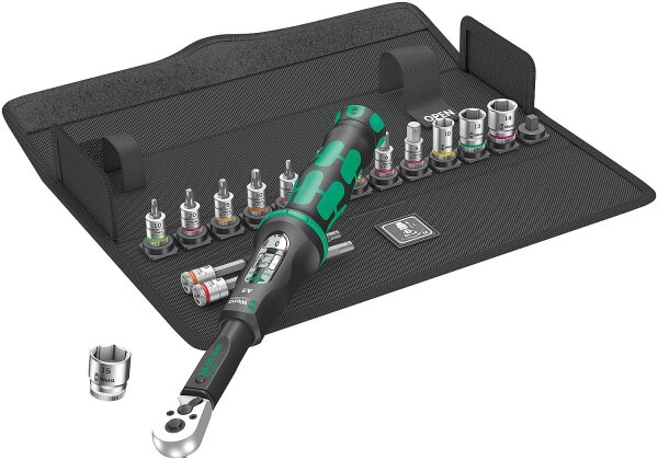 Drehmomentschlüsselset WERA 16-teilig 1/4" 2,5 - 25 Nm