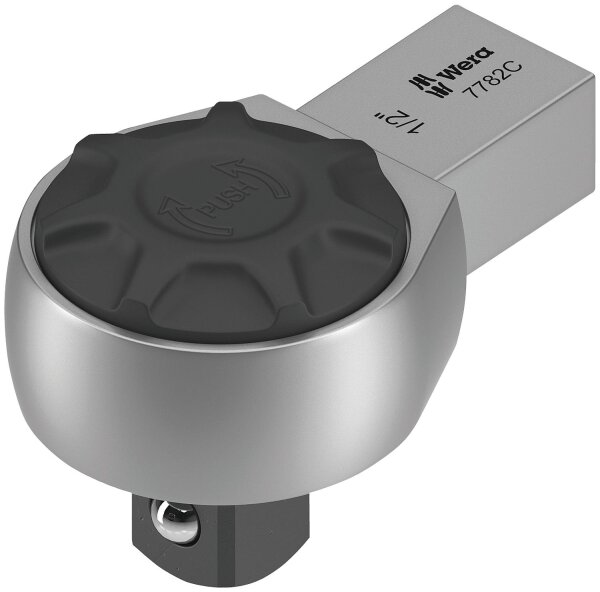 Einsteck-Knarre Wera 7782 C, 14 x 18 mm Anschluss, umschaltbar, Druckknopfauslösung, 1/2"-Antrieb
