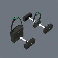 Werkzeugtasche WERA 2go 2 XL 455x330x170 mm