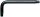 Torx®-Winkelschlüssel Wera 967 TORX®, BlackLaser, T15 x 54 mm