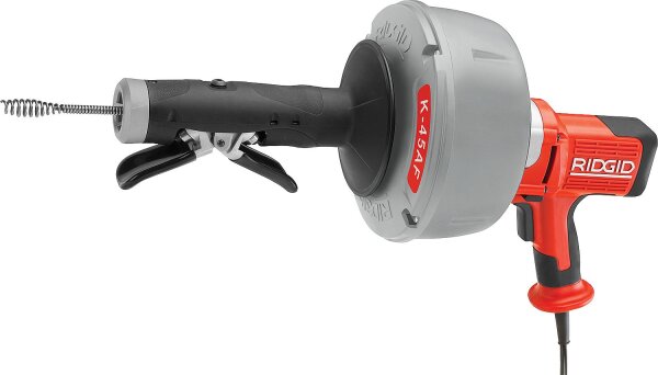 Elektrische Rohrreinigungs- spirale K45AF-5, 7,6m Spirale mit Innenseele