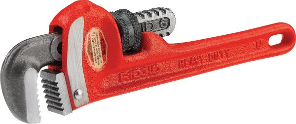 Rohrzange gerade, Spannweite max. DN50 (2") Länge 12" 300mm robuste Gusseisenkonstruktion