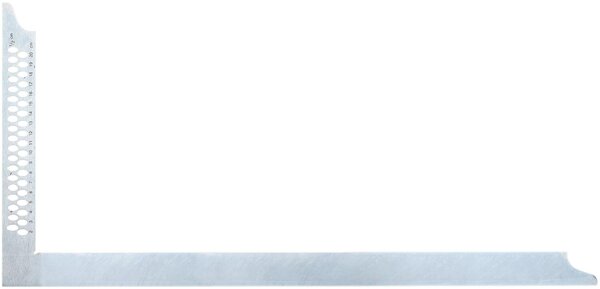 Zimmermannswinkel ZWZA 700, 700 mm, Schenkelbreite 35 mm, Anreißlöcher