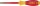 VDE-PlusMinus Pozidriv/Schlitz-Schraubendreher wiha 328 SoftFinish® electric, SL/PZ2 x 100 mm
