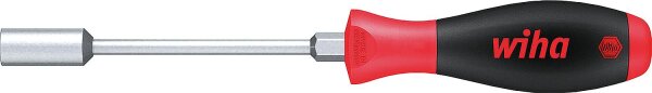 Außensechskant-Schraubendreher (Steckschlüssel) wiha 347 SoftFinish®, Klinge rund, Sechskant-Schlüsselhilfe, SW 10,0 x 125 mm