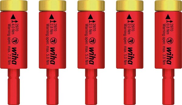 Drehmoment-Adapter-Set Wiha® easyTorque electric, 5-teilig