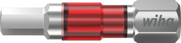 Kraftschrauber Innensechskant-TY-Bit wiha 7013TY mit 1/4"-Antrieb, kurz, mit Torsions-Zone, SW 3,0 x 29 mm, VPE =  5 Stück