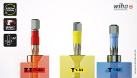 T-Bit-Set Wiha® Phillips, Torx®, Sechskant, 50 mm, 13-teilig, 1/4"