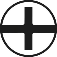 VDE-PlusMinus Phillips/Schlitz-Bit wiha 7049PHM Professional, mit 1/4"-Antrieb, SL/PH2 x 50 mm