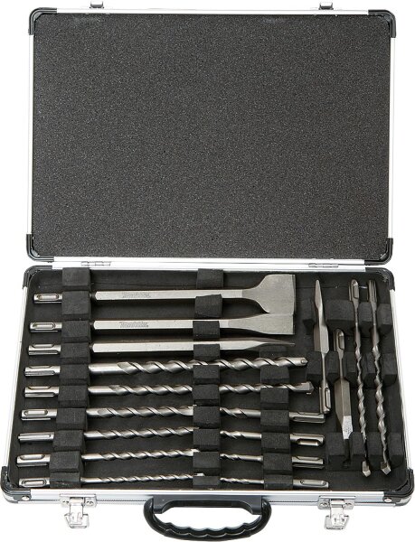 Hammerbohrer- und Meißel-Set Makita 17-teilig, SDS-Plus, 2-Schneider