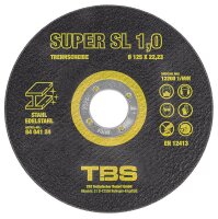 TBS Trennscheibe SUPER SL, 125x1,0x22,23 mm