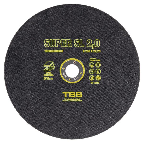 TBS Trennscheibe SUPER SL, 230x2,0x22,23 mm