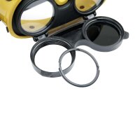 Schweißerbrille mit Klapprahmen, Gläser Ø 50 mm