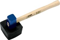 Sieger-Plattenlegerhammer, 1500 g, rund, anvulkanisert,...