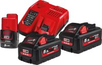 Akku-Set Milwaukee M18HNRG-552, 12 V, 1 x 3,0 Ah und 18...