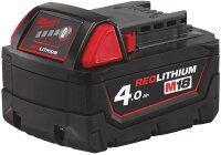 Ersatzakku Milwaukee  M18B4, 18V 4.0 Ah
