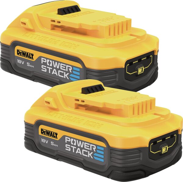 Ersatz-Akku-Set DeWalt DCBP518H2-XJ XR Powerstack Li-Ion 2 x 18 V 5,0 Ah