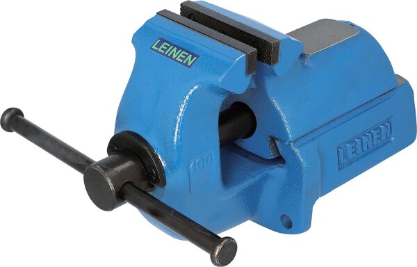 LEINEN-Parallel-Schraubstock JUNIOR 125 mm, RAL 5007