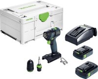 Akku-Bohrschrauber Festool TXS 18 C 3,0-Plus, 18 V mit 2x...