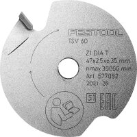 Sägeblatt Festool, 47 x 2,5 x 6,35 für TSV 60 K