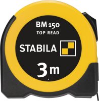 Taschenbandmaß Stabila BM 150, 3 m, metrische Skala
