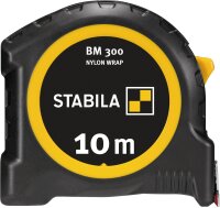 Taschenbandmaß Stabila BM 300, 10 m, metrische Skala