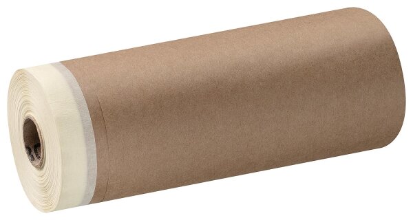 Abklebeband Krepp mit Papier, 30cm x 20m