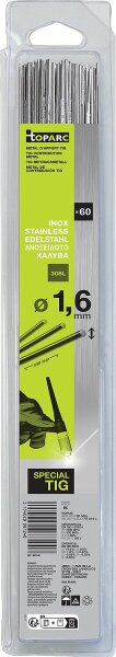WIG-Schweißstäbe Edelstahl - 308 L - Ø 1,6 mm - 330 mm - Blister VPE 60