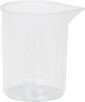 Messbecher ohne Griff 120 ml transparent