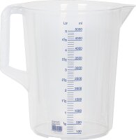 Messbecher mit Griff 5000 ml tranparent