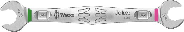 Doppelmaulschlüssel Wera 6005 Joker, metrisch, SW 8,0 x 9,0
