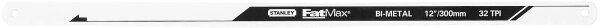 Metallsägeblatt Stanley® FatMax® Bi-Metall Länge (mm): 300, Zahnteilung (Zoll): 32,  VPE = 2 Stück