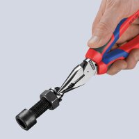 Spitzkombizange KNIPEX Länge: 185 mm, brüniert,...