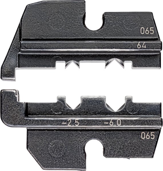 Crimpeinsatz für KNIPEX Crimp-Systemzange, ABS-Stecker, 1,0 - 6,0 mm²