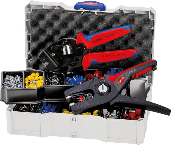 Crimp-Sortiment Knipex für Aderendhülsen, 705-teilig
