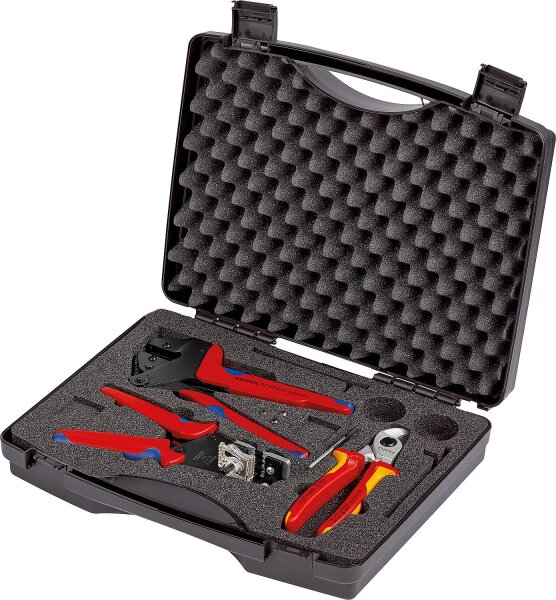 Werkzeug-Set KNIPEX für Photovoltaik 97 91 01, 3-teilig, im Transportkoffer