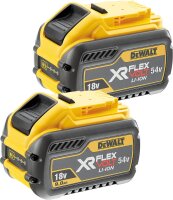 Ersatz-Akku-Set DeWalt DCB547X2-XJ XR FlexVolt Li-Ion 2 x...