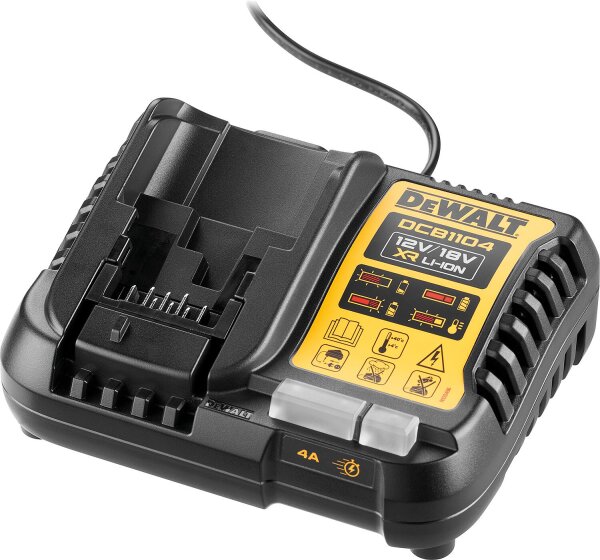 Schnellladegerät DeWalt DCB1104-QW 10,8 - 54,0 V, 1,3 - 12,0 Ah
